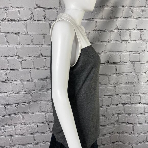 Tail Womens Medium Sleeveless Athletic Tank Golf Shirt Gray White - Picture 3 of 6